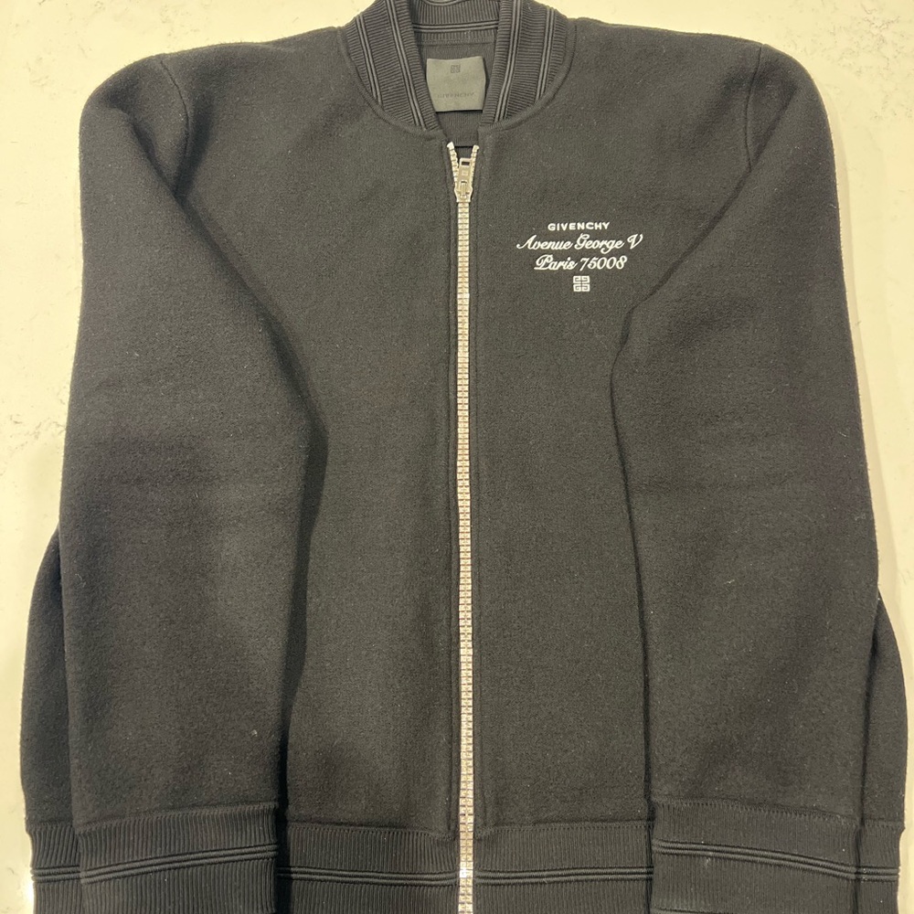 GIVENCHY Zip Embroidered Varsity Jacket - AUTHENTIC